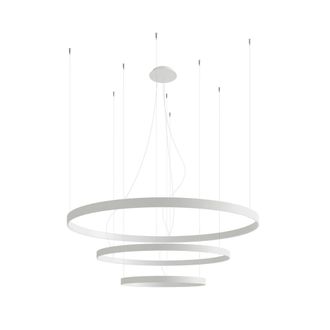 Thoro L&aacute;mpara de techo de aluminio blanco 4000k alt. 150 cm