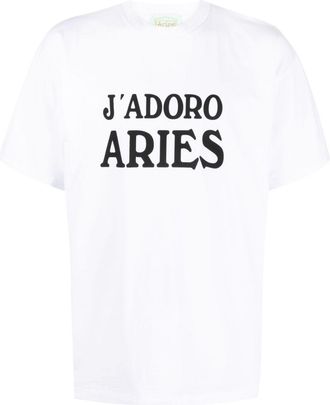 Aries JAdoro Aries cotton T-shirt - men - Cotton - L - White