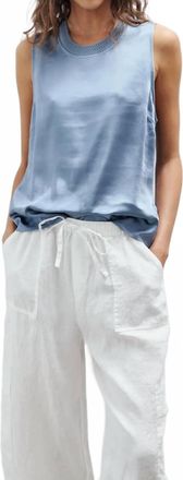 M&eacute;lissa Nepton Kinsley Sleeveless Top In New York Blue