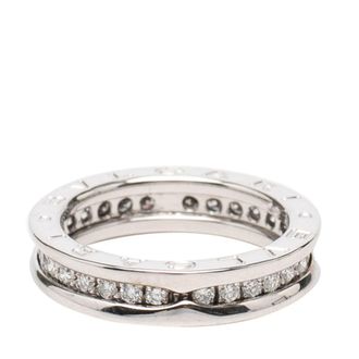 Bulgari White Gold White Gold (18K) Band Ring (Pre-Owned)