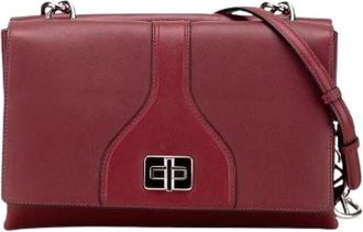 Prada Pre-owned Cross Body Bags, female, Red, Size: ONE SIZE Pre-owned Leather Shoulder Bag