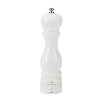 Peugeot Paris uSelect 9 Inch White Lacquer Salt Mill
