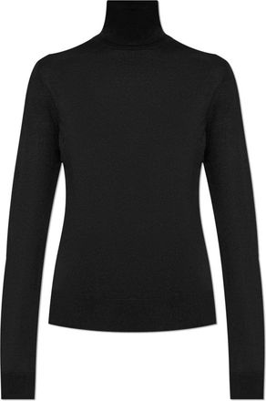 Dolce & Gabbana Kasjmier Turtleneck - Dames - Cashmere truien - Zwart - L - Kasjmier - Truien & Vesten