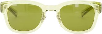 Saint Laurent SL 557 Shade Plump Zonnebril - unisex - Zonnebrillen - Groen - ONE Size - Nylon - Accessoires