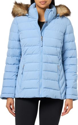 Tommy Hilfiger Womens Heavy Weight Essential Short Puffer, Endless Sky, L