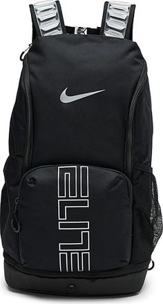 Nike Varsity Elite Backpack (32L) Backpack Bags Black/Black/Metallic Silver, Polyester