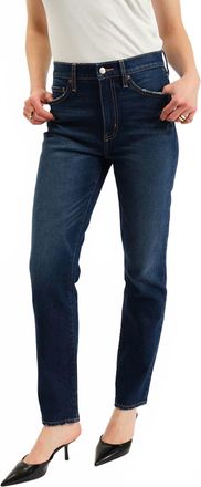 Daze Smarty Pants High Rise Slim Straight Jeans In Vintage Ink