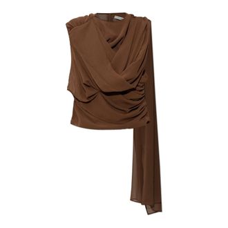 Gestuz Gzdarly Top - Dames - Tops zonder mouwen - Bruin - M - Polyester - Tops