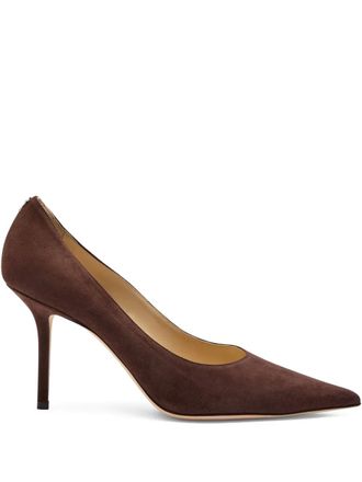Jimmy Choo London Love pointed pumps - Bruin