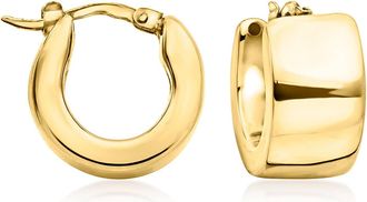 Ross-Simons Italian 18kt Yellow Gold Huggie Hoop Earrings