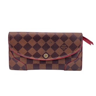 Louis Vuitton Damier Brown Damier Canvas Damier Canvas Long Wallet (Bi-Fold) (Pre-Owned)