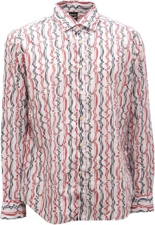 Bagutta Heren, Overhemden, Veelkleurig, Maat: 3XL Katoen