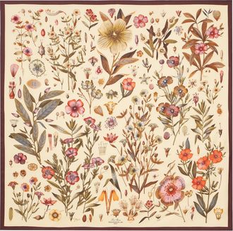 Loro Piana Enciclopedia Del Lino silk twill scarf