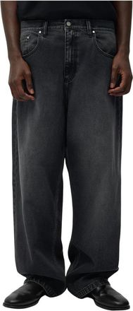 Arte Straight Jeans - Heren - Loose Fit Jeans - Zwart - L - Katoen - Jeans