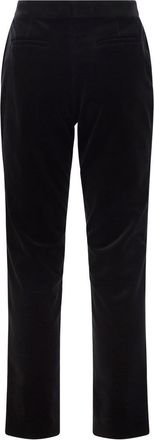 Fabiana Filippi Womens Velvet Trousers - Black Cotton - Size EU 38 (Womens)
