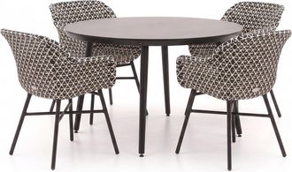 Hartman Hartman Delphine/Sophie Studio &oslash;128cm dining tuinset 5-delig