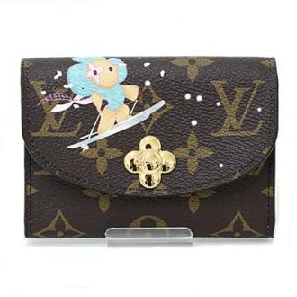 Louis Vuitton Pre-owned Monogram Coin Case - Dames - Pre-owned - Bruin - Maat: ONE Size Leer