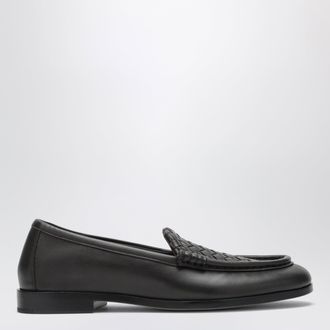 Bottega Veneta Silenzio Loafers in Espresso Lambskin Leather