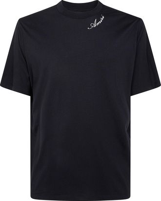 Amiri T-Shirt Crew Neck Script Jmodal Reg