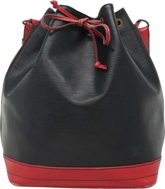 Louis Vuitton Noé Black Leather Shoulder Bag (Pre-Owned)