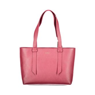 Coccinelle Tote Bags, female, Purple, Size: ONE SIZE Purple Leather Women Handbag