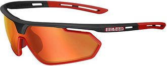 Salice 018 RWP NERO-ROSSO/RW ROSSO Mens Sunglasses Black Size Standard