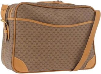 Gucci Borsa a spalla Pre-owned Micro Small GG Canvas - - Pre-owned - Donna - Marrone - ONE SIZE