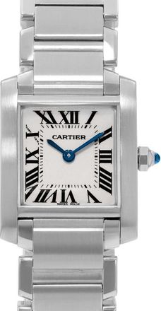 Cartier Pre-owned Cartier Tank Francaise Quartz Silver Dial Ladies Watch W51008Q3