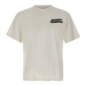 SATISFY T-Shirts, male, White, Size: M MothTech T-Shirt