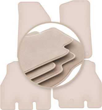 OEM Alfombrillas Beige Premium Para Jeep Wrangler Jl 5 Puertas 2018-2023