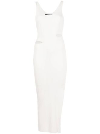 Gloria Coelho x Isabella Fiorentino cut-out maxi dress - White
