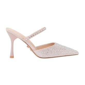 Twentyfourhaitch Schoenen, Dames, Roze, 36 EU, Heeled Mules