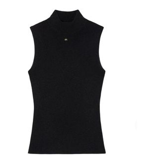A|X Armani Exchange Mujer, Camisetas, Negro, Talla: M