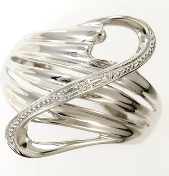 C&A White Gold White Gold (10K) Band Ring (Pre-Owned)
