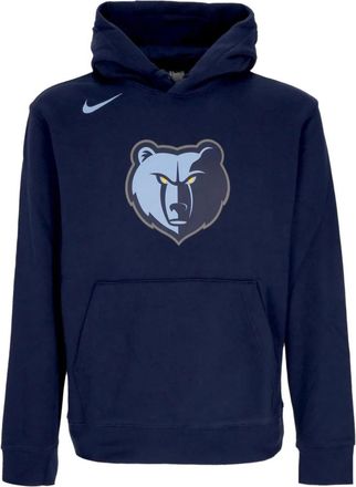 Nike Memphis Grizzlies Logo Hoodie - Heren - Sportshirts - Blauw - S - Katoen - Fitness