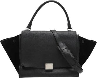 Celine Pre-owned Trapeze Bag - Dames - Vintage Handtas - Zwart - ONE Size - Leer - Vintage
