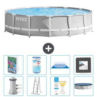 Intex Piscina Prism Frame Redonda - 427x107 Cm - 9-piezas S563