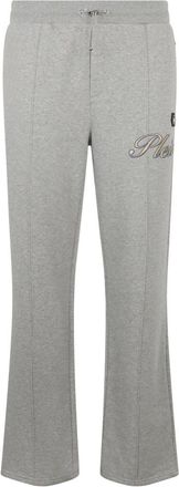 Philipp Plein Heren, Broeken, Grijs, Maat: 3XL Katoen