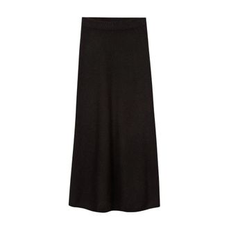 Luisa Cerano Falda Midi de Cachemira y Lana - Skirts - Mujer - Marr&oacute;n - 2XL