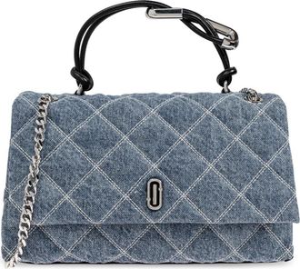 Marc Jacobs Handtas De Gewatteerde Medium - Dames - Schoudertassen - Blauw - ONE Size - Leer - Tassen