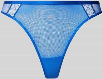 Triumph String im semitransparenten Design in Royal, Gr&ouml;&szlig;e 42