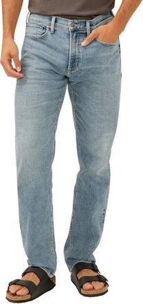 Silver Jeans Co Eddie Athletic Fit Tapered Jeans in Indigo at Nordstrom, Size 34 X 30