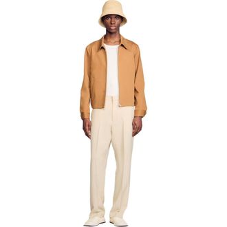 Sandro Cotton jacket in Hazel at Nordstrom, Size Xx-Large