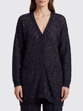 Fabiana Filippi Cardigan in misto cotone con paillettes