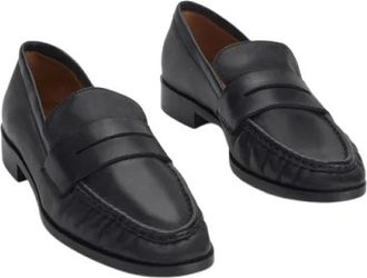 ATP Atelier Stijlvolle Nappa Loafers voor vrouwen - Dames - Loafers - Zwart - 36 EU - Schoenen
