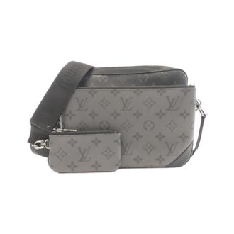 Louis Vuitton Black Coated Canvas Shoulder Bag (Pre-Owned)