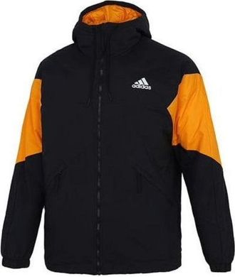 adidas Back to Sport Jacket Asia Sizing Black Orange GT6589
