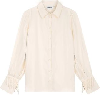 Fab By Fabienne Chapot Pearl Blouse - Dames - Overhemden - Beige - S - Overhemden