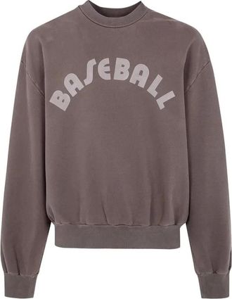 Fear of God Baseball Sweatshirt - Heren - Sweatshirts - Bruin - M - Katoen - Hoodies & sweatvesten