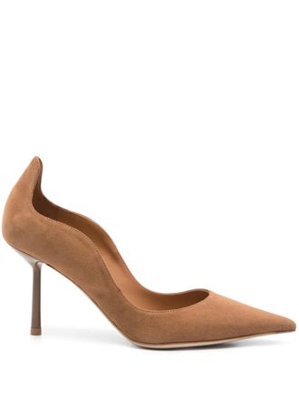 Le Silla Su&egrave;de pumps - Bruin
